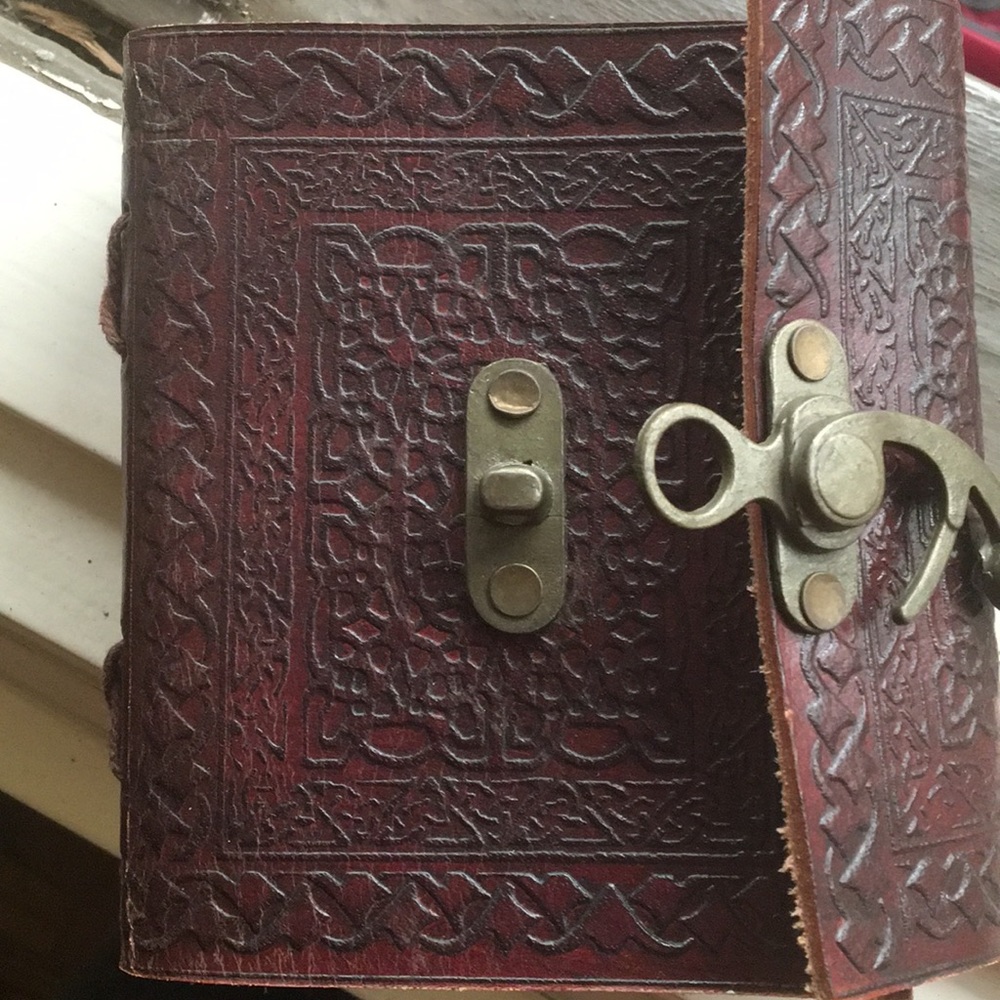 Leather notebook